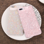 Wholesale iPhone 8 Plus / 7 Plus IMD Dream Marble Fashion Case (Rainbow White)